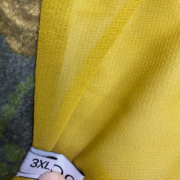 Misslook floral skirt, SZ 3X - Picture 6 of 7